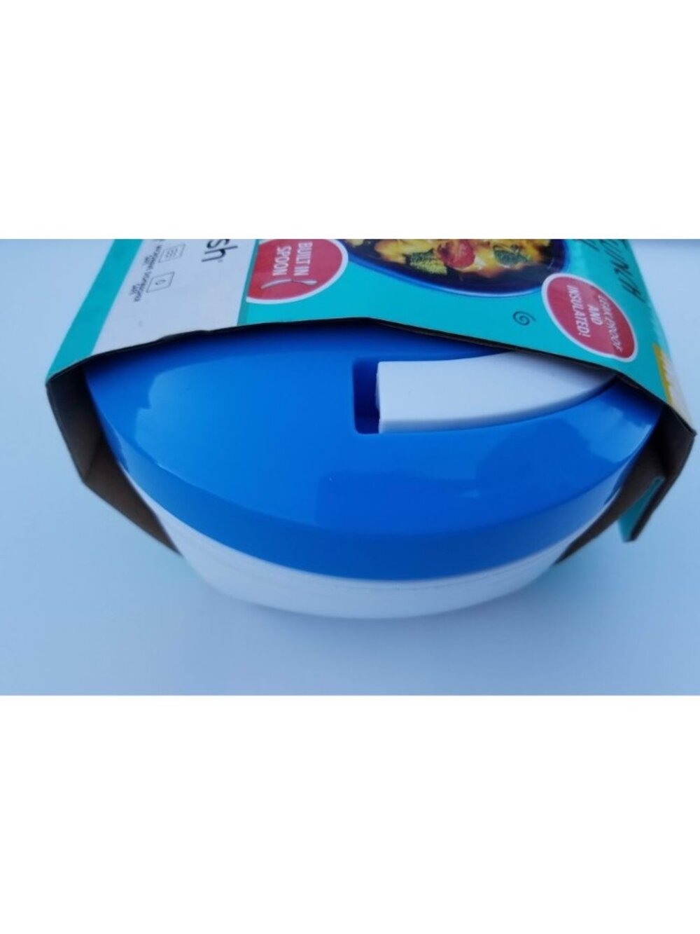 Fit & Fresh Leak Proof Hot Lunch Bowl Meal Container w Spoon 14oz Dark Blue NEW - Picture 2 of 4